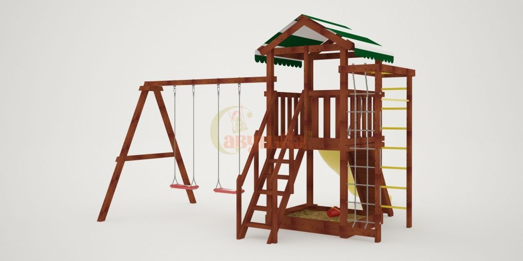 Детская площадка Савушка Мастер 5 - Махагон